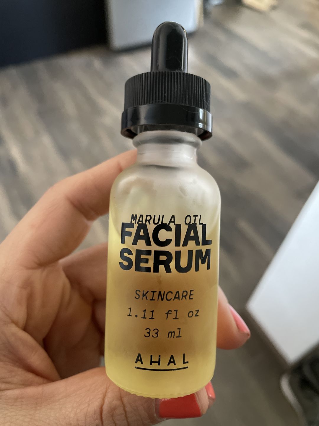 Customer photo review of Marula Oil Facial Serum / Suero Facial con Aceite de Marula