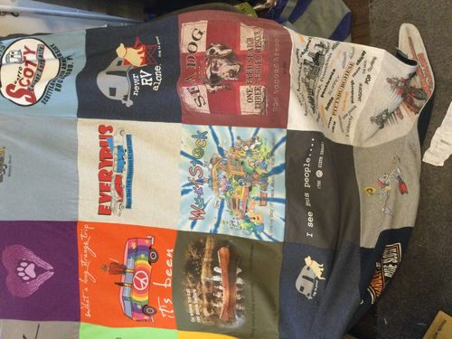 Customer photo review of Classic T-Shirt Blanket