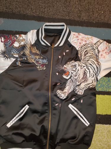 Customer photo review of Four Legendary Creatures Sukajan Souvenir Jacket