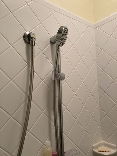Customer photo review of 1-Spray Handheld Shower Head, Handshower Only