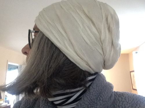 Customer photo review of Elastic Pure Color Thin Cotton Hat