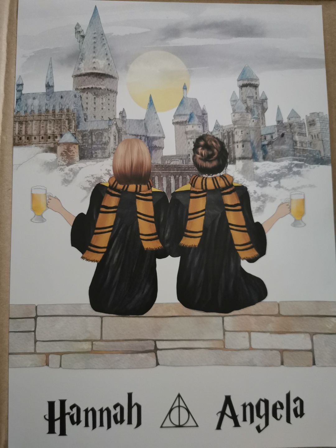 Customer photo review of Zauberinnen/Zauberer - Personalisiertes Poster