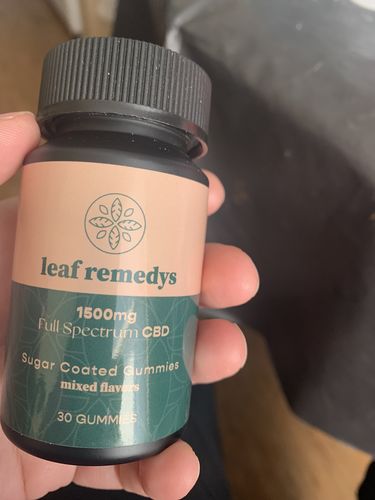 Customer photo review of 1500mg CBD Gummies mixed flavors
