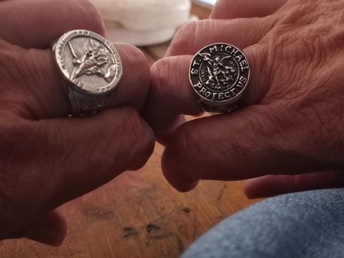Customer photo review of ST  MICHAELS RING