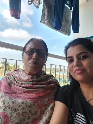 Customer photo review of Pashtush Womens Kashmiri Shawl,"Rich Garden Aesthic" Design, Inspired by Vintage Jamawar Shawls, Faux Pashmina Shawls, Soft and Warm