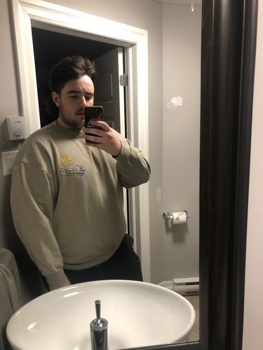 Customer photo review of Vintage University of Notre Dame Sweatshirt Size XL