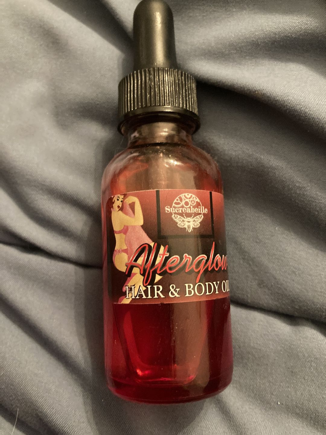 Customer photo review of Hair and Body Oil