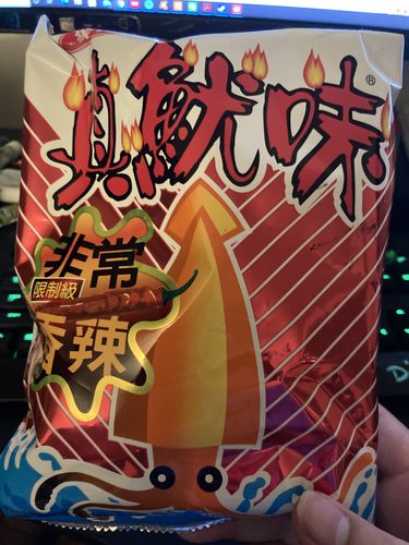 Customer photo review of Huayuan Squid Crackers 华元真鱿味60g (1包/Pack)
