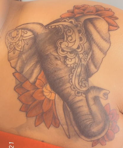 Customer photo review of Signature Tattoo Numbing Cream