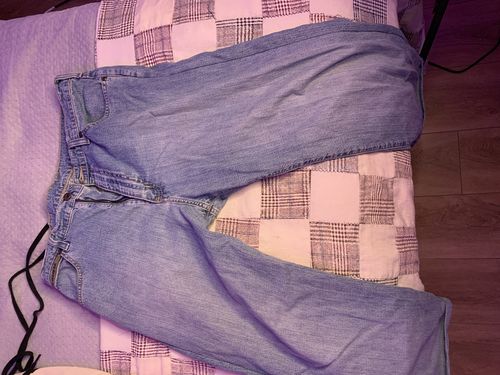 Customer photo review of Levi's 550 Relaxed Fit Denim Jeans Size 34 x 32
