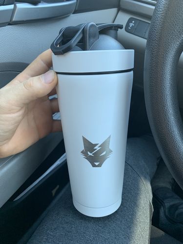 Customer photo review of Frost White Metal Shaker