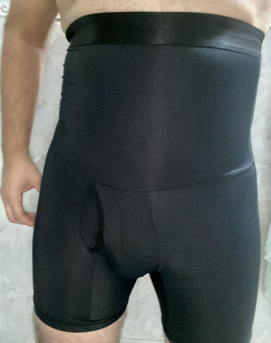Customer photo review of Men's Girdle Compression Shorts
