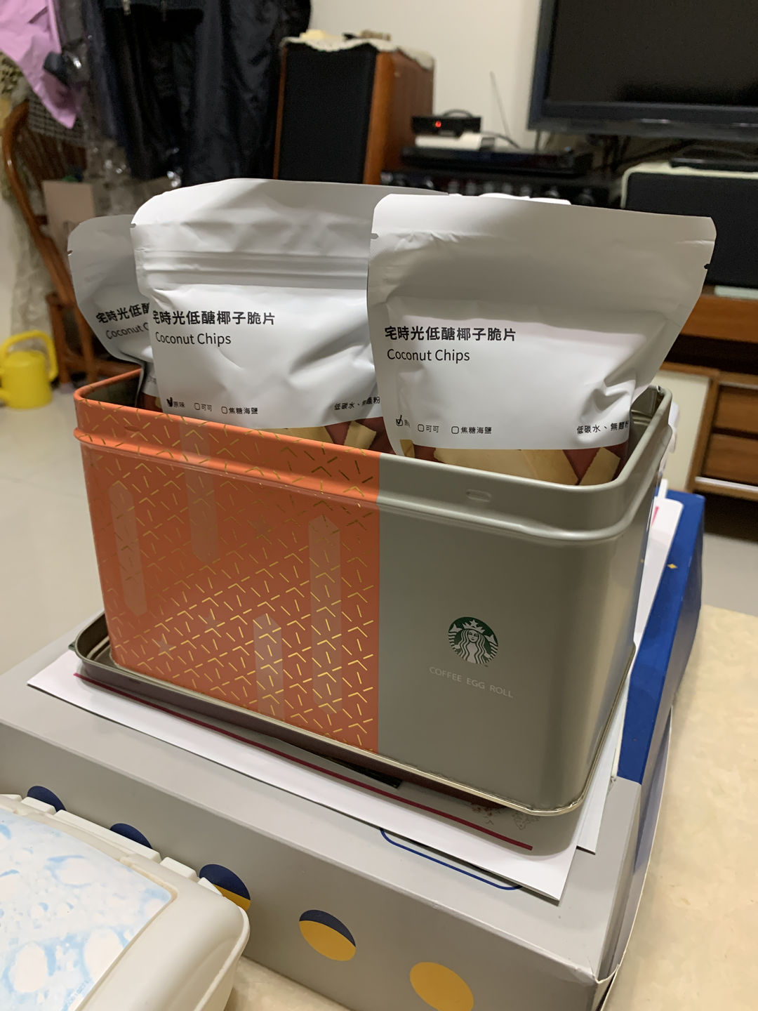 Customer photo review of 低醣原味/可可/焦糖海鹽椰子脆片