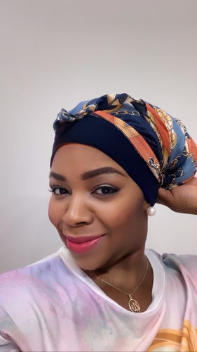 Customer photo review of Locs & Natural Hair Satin Durag Bonnets