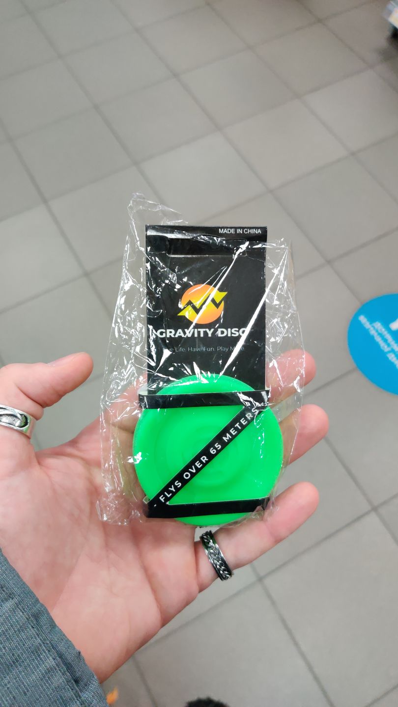 Customer photo review of Gravity Disc™️ Mini Frisbee - Green