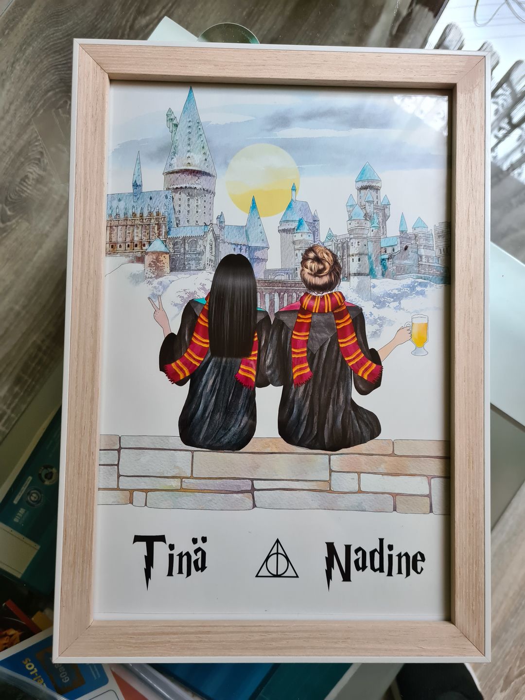 Customer photo review of Zauberinnen/Zauberer - Personalisiertes Poster
