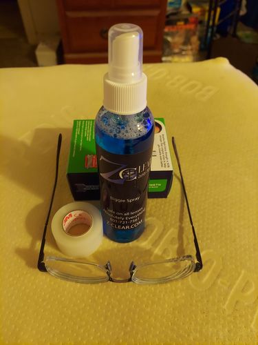 Customer photo review of Biggie - Glass Lens Cleaning Solution & Anti Fog Spray (6 oz.)