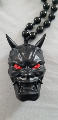 Kevin K. review of Dark Rage Hannya Mask Necklace image 1 out of 1