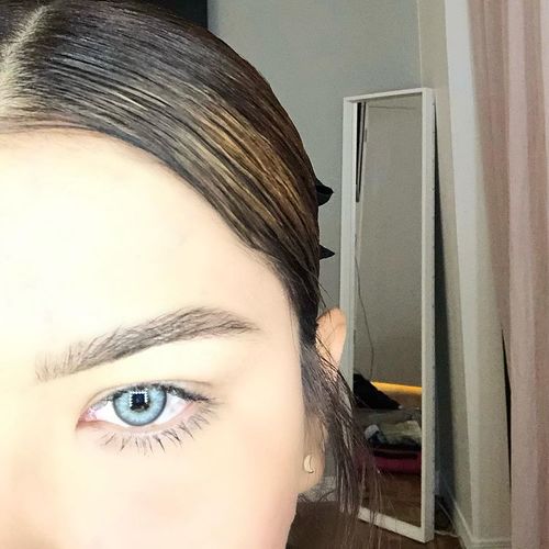 Customer photo review of Icoloured® Saltlake Grey Colored Contact Lenses