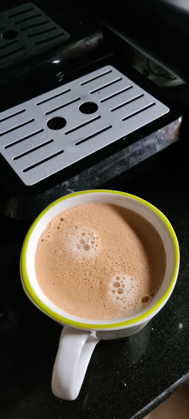 Customer photo review of Occaffe Grano Espresso Creme Rojo 1kg