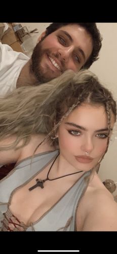 Customer photo review of Lace up halter top