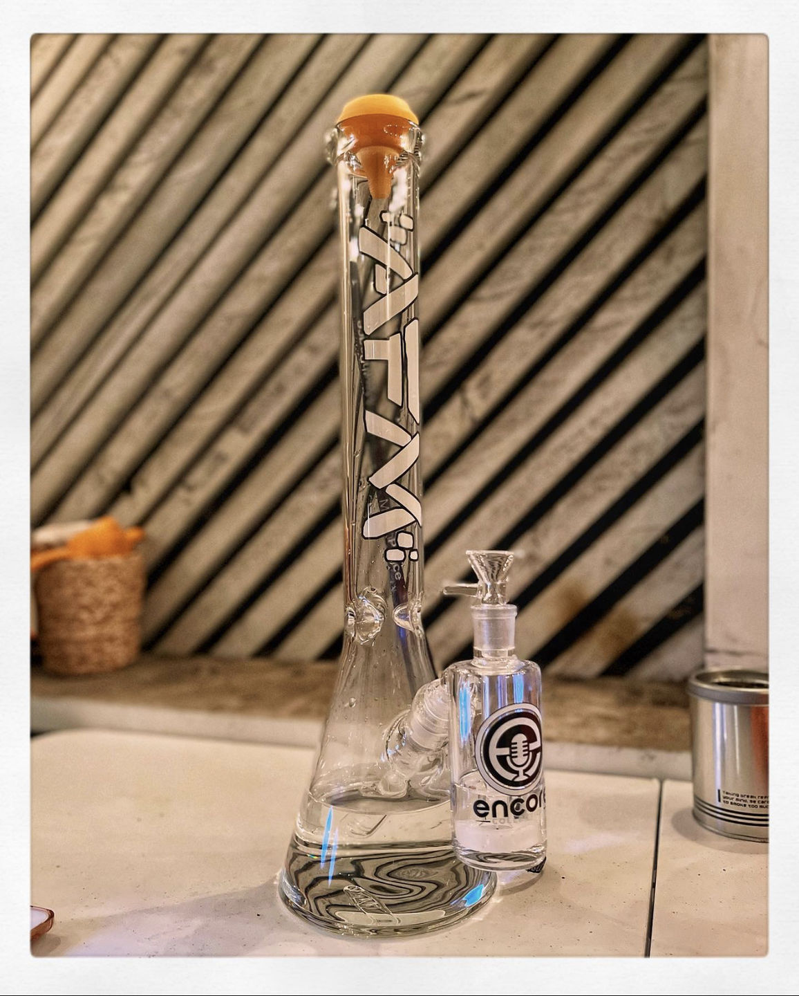 Customer photo review of The Beaker 5mm 18" - Clear