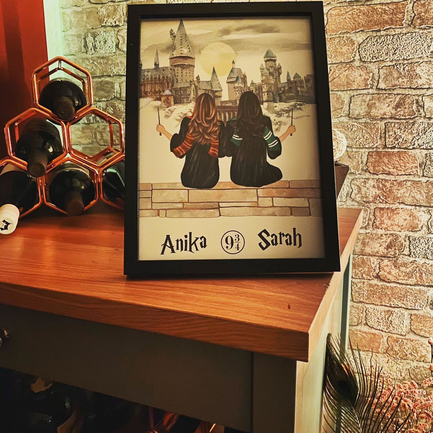 Customer photo review of Zauberinnen/Zauberer - Personalisiertes Poster