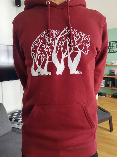Customer photo review of BÄR ÄSTE - BIO  - Unisex Hoody (PREMIUM)