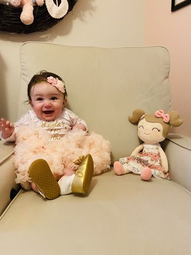 Customer photo review of Personalized Leyadoll (Strawberry) with Gift Bag - 2 Skin Tones