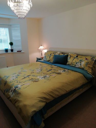 Customer photo review of Duvet Cover Set - Golden Birds