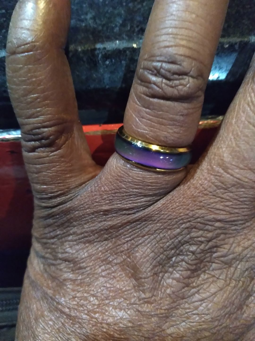 Customer photo review of Mystical Mood Ring