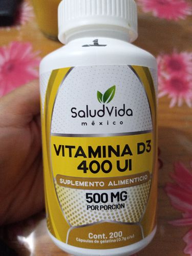 Customer photo review of Vitamina D3 400UI