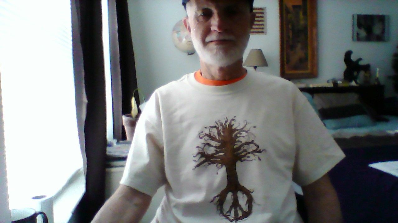 Customer photo review of Tree of Life Peace T Shirt