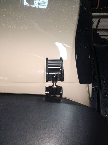 Customer photo review of Steel Front Hood-lock Latches kit for 07-18 Jeep Wrangler JK/ JKU