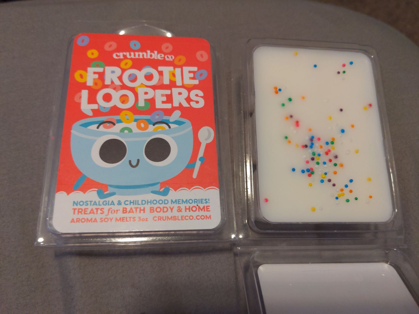 Customer photo review of Frootie Loopers Wax Melts