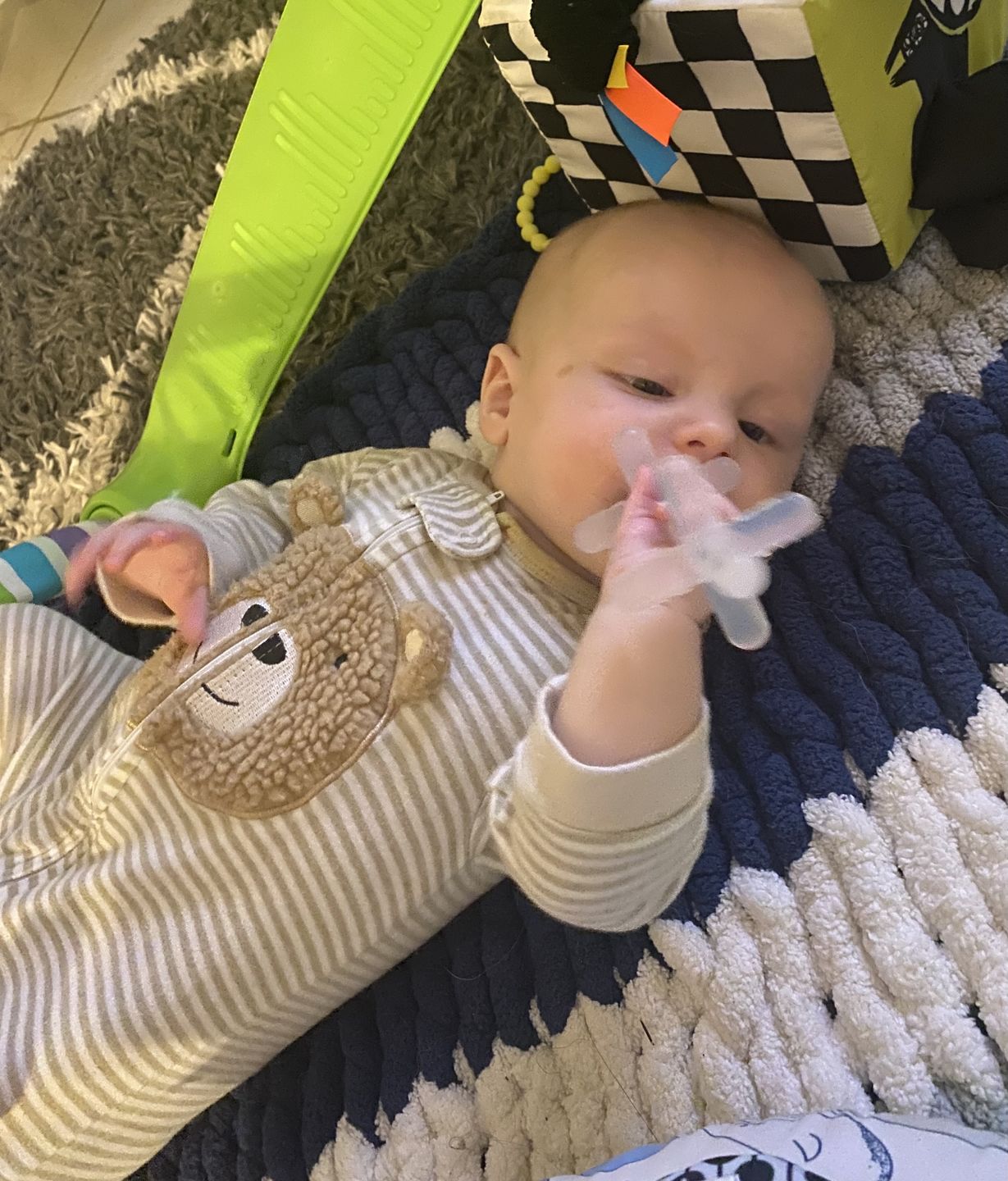 Customer photo review of moonjax® baby teether