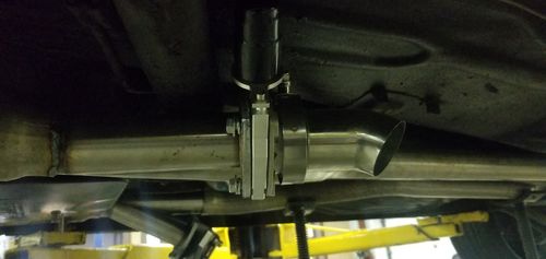 Customer photo review of SPELAB 2.0/2.25/2.5/3  Inch Dual Electric Exhaust Cutout Valve Remote Switch