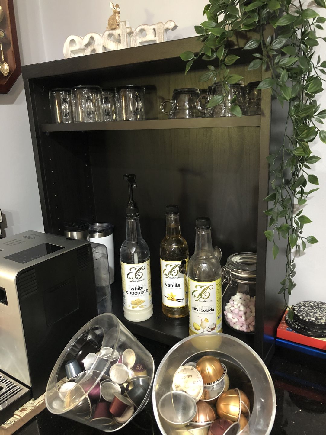 Customer photo review of White Chocolate Coffee Syrup