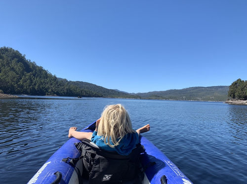 Sally B. review of Aquaglide Chelan 140 DS - 2 Person Inflatable Kayak NEW 2021 image 1 out of 1