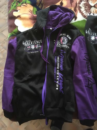 Customer photo review of Letter Print Tracksuit Sets