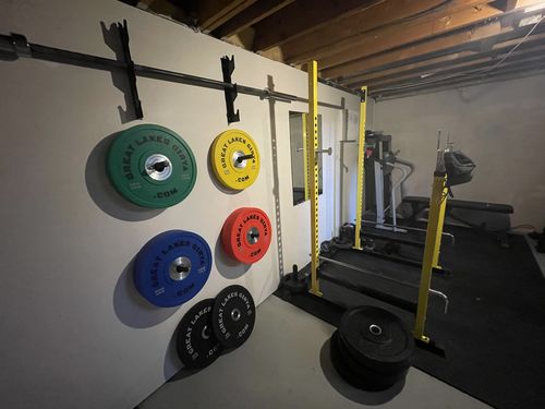 Customer photo review of Great Lakes Girya Polyurethane Bumper Plates (PAIRS)
