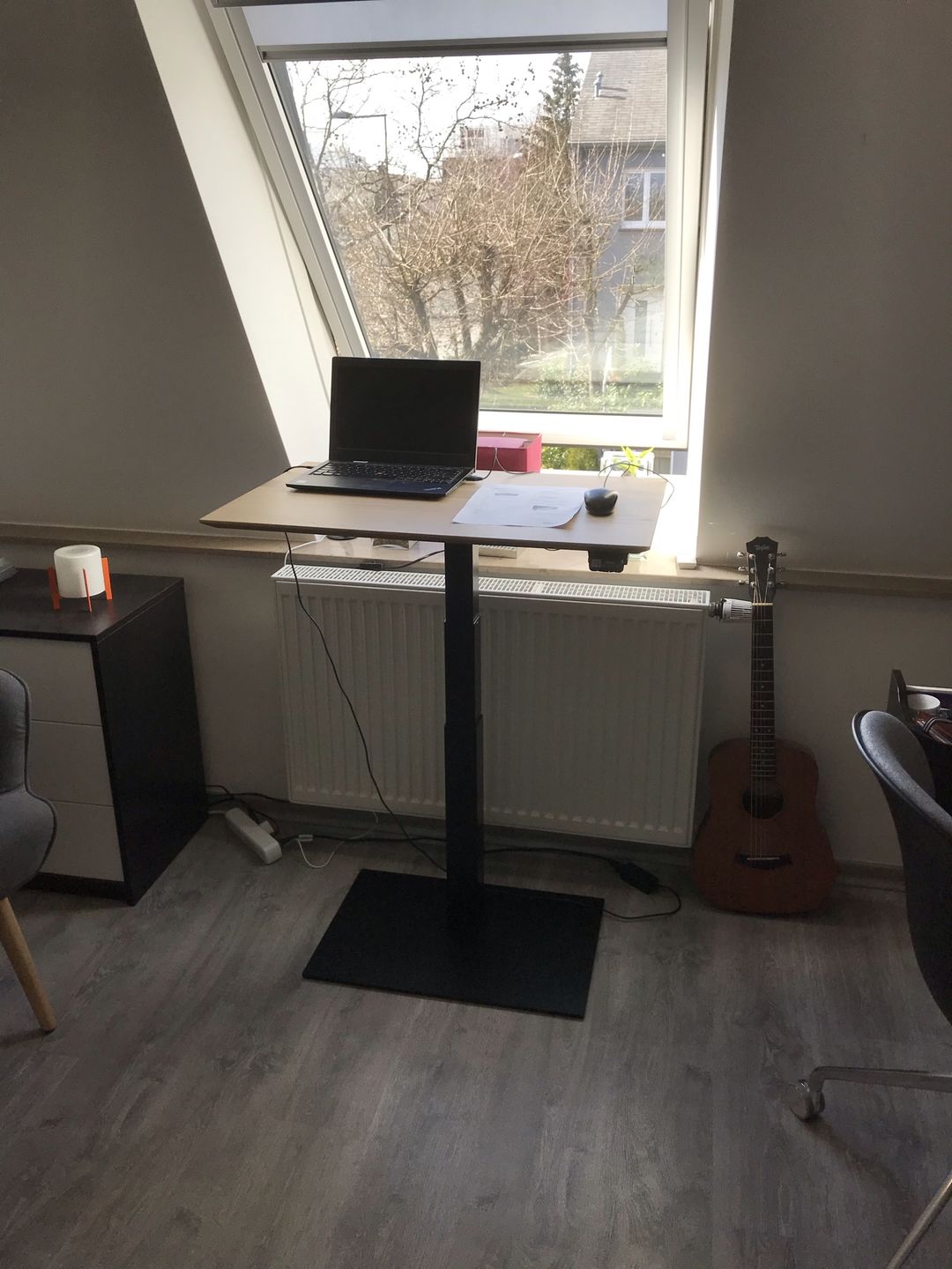 Customer photo review of Electric Desk with battery ELECTRO SMART L 78x50 | SELKA