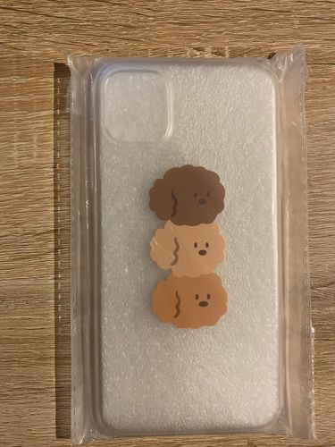Customer photo review of Simple Puppy Poodle Dog iPhone Case