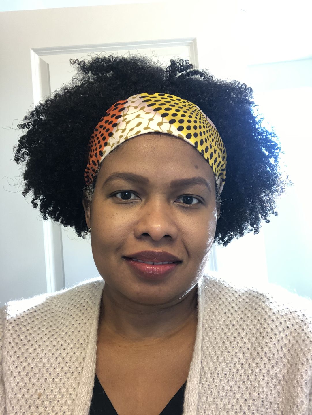 Customer photo review of Curly Hair Moisturizer with Organic Avocado Oil and Organic Jojoba Oil with Lavender Fragrance