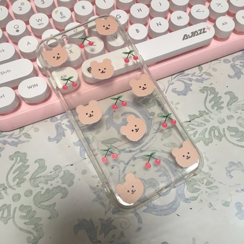 Customer photo review of Cherry Bear iPhone Case