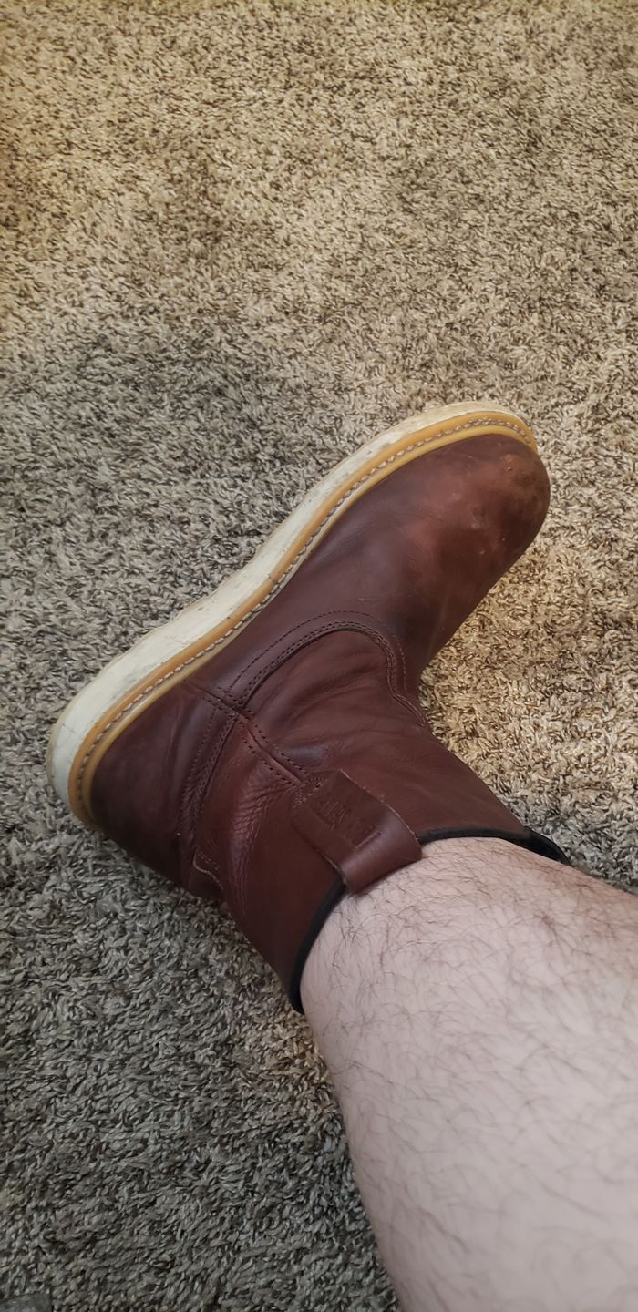 Customer photo review of Irish Setter by Red Wing Men's Ashby Safety Toe Boots 83908