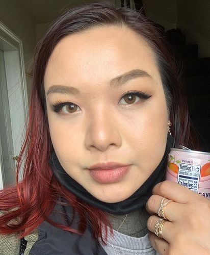Customer photo review of Icoloured® Polar Lights Brown Colored Contact Lenses