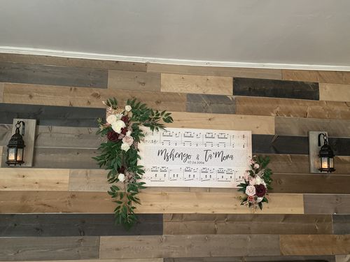 Customer photo review of Custom Couple Music Premium Canvas - Ready to Hang