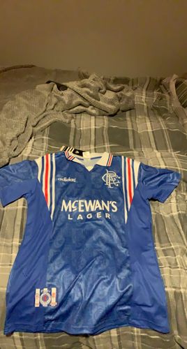 Customer photo review of Glasgow Rangers 1996/97 Home kit