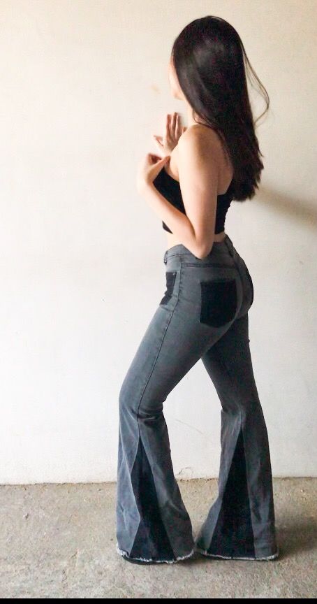 Customer photo review of Jeans Ada Gris
